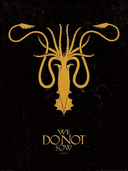Kunstdruck Game of Thrones - Greyjoy 60x80cm