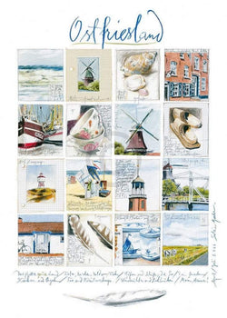 Kunstdruck Sabine Gerke - Ostfriesland 1 50x70cm