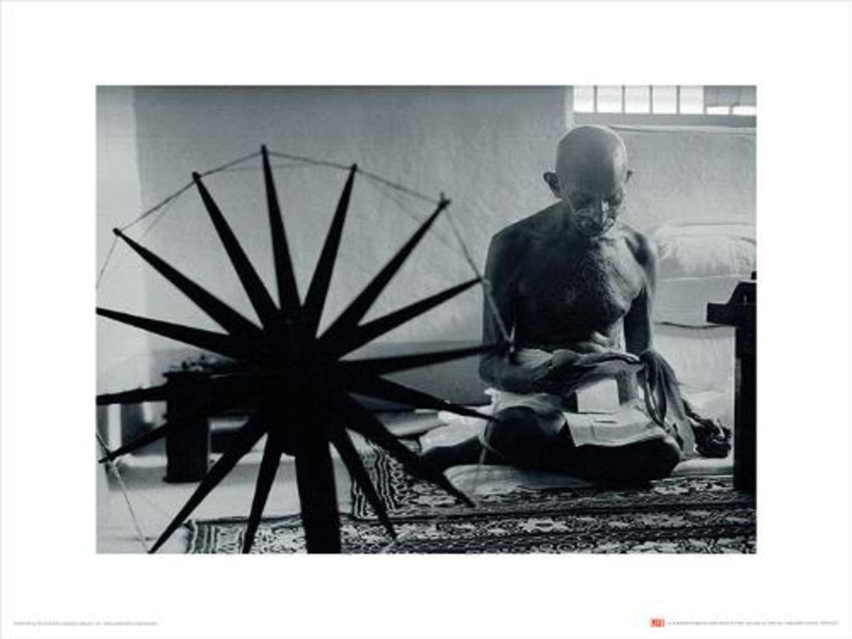 Kunstdruck Time Life - Gandhi 30x40cm