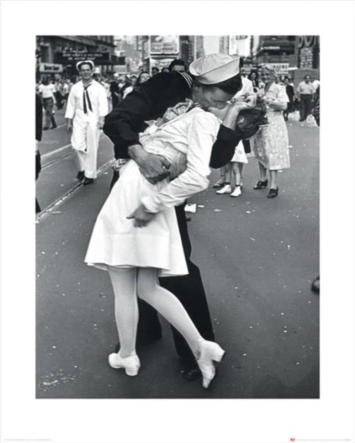 Kunstdruck Time Life - War Time Kiss 40x50cm