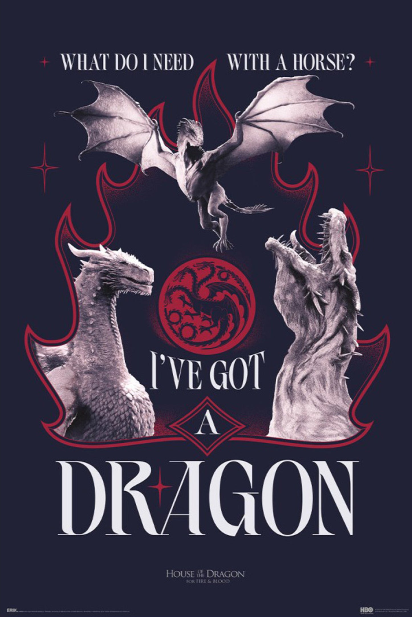 Poster Game of Thrones - House of the Dragon - Season 3 61x91,5cm