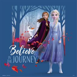 Kunstdruck Frozen - Believe in the Journey 30x30cm