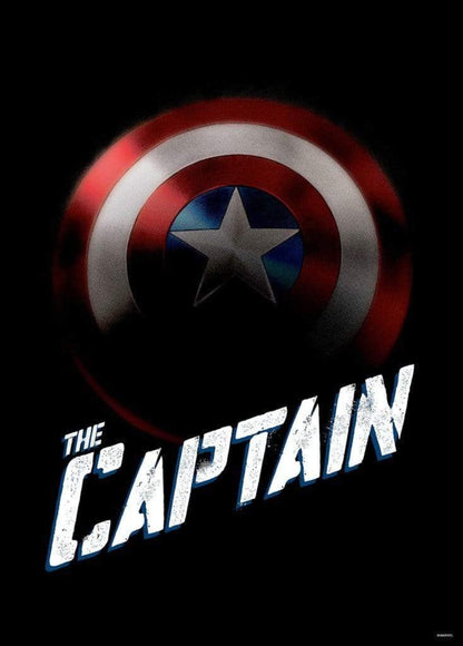 Kunstdruck Avengers - The Captain 50x70cm