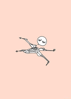 Kunstdruck Star Wars - Pew Pew 50x70cm