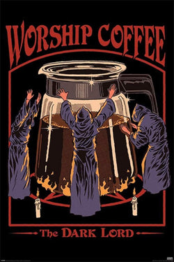 Poster Steven Rhodes - Worship Coffee 61x91,5cm