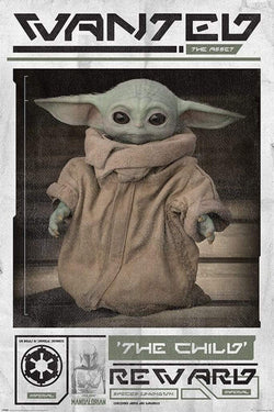 Poster Star Wars - The Mandalorian - Wanted the Child 61x91,5cm