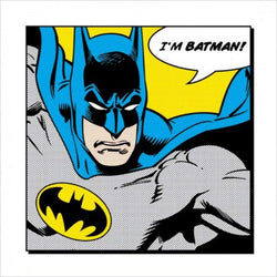 Kunstdruck Batman - Im Batman 40x40cm