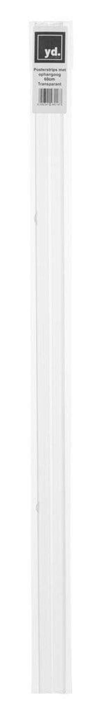 Posterhänger 60cm Transparent - Posterleiste mit Aufhängauge