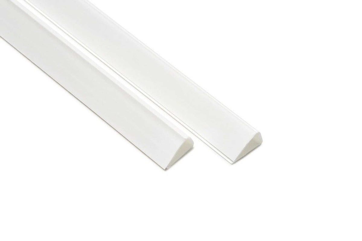 Posterhänger 61cm Weiß - Posterleiste mit Aufhängauge
