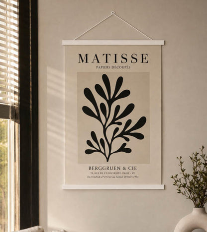 Posterhänger 93 cm Weiß - Posterleiste mit Aufhängauge