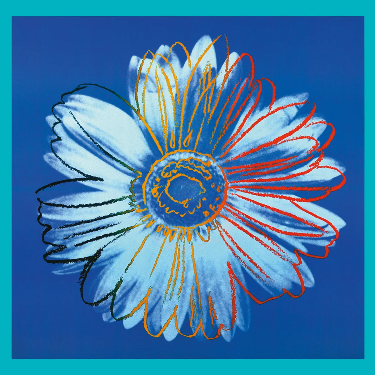 Kunstdruck Andy Warhol - Daisy 1982 90x90cm
