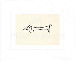 Kunstdruck Pablo Picasso - Le Chien 60x50cm