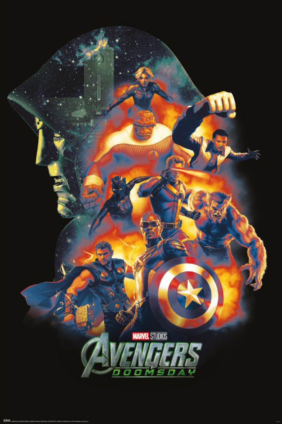 Poster Marvel - Avengers - Doomsday - Characters 61x91,5cm