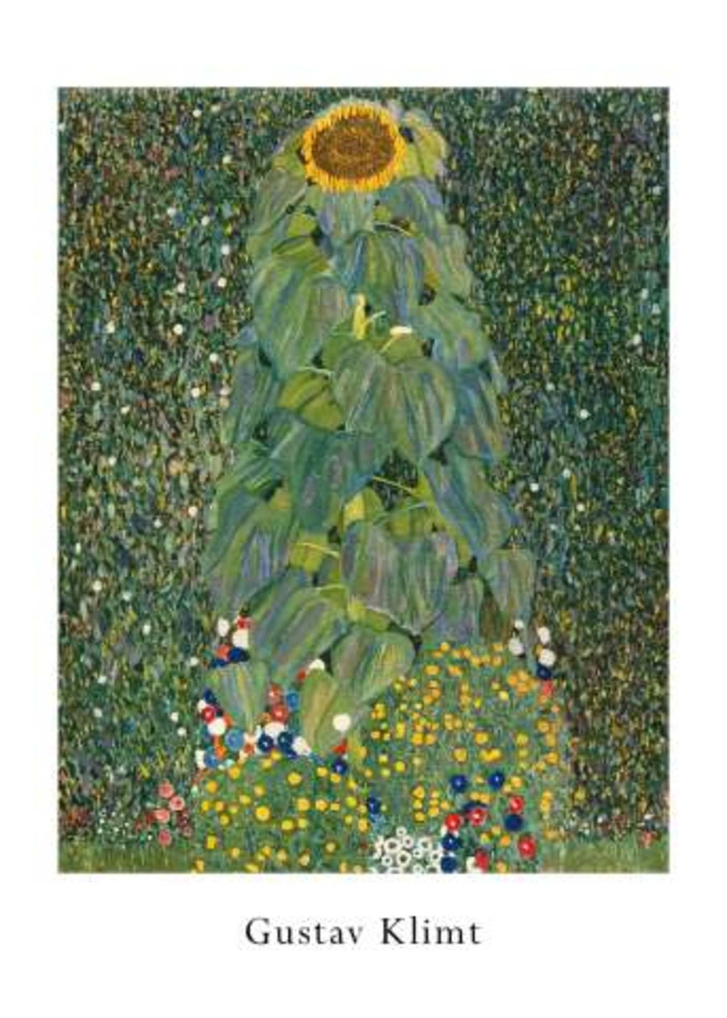 Kunstdruck Gustav Klimt - Die Sonnenblume 50x70cm