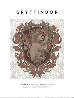 Kunstdruck Harry Potter Gryffindor 30x40cm