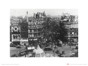 Kunstdruck Time Life Piccadilly Circus London 1942 30x40cm
