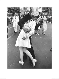 Kunstdruck Time Life War Time Kiss 60x80cm