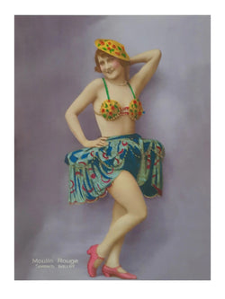 Kunstdruck - Moulin Rouge Sparks Ballet 30x40cm