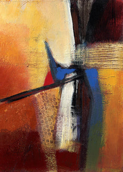 Kunstdruck Bea Danckaert - Blue intervention 50x70cm