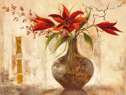 Kunstdruck Anna Field - Red Lilies 80x60cm