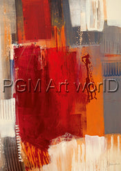 Kunstdruck Francesco Cusumano - Astratto colorato I 21x30cm