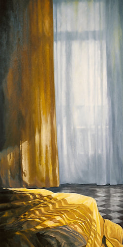 Kunstdruck Henning von Gierke - Interieur mit Sonne und Meer I 50x100cm