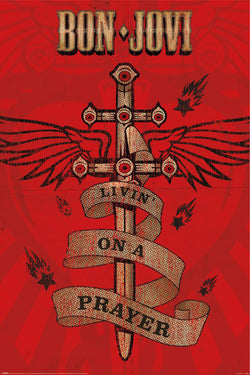 Poster Bon Jovi - Livin On a Prayer 61x91,5cm