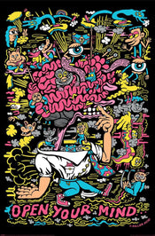 Poster Killer Acid Open Your Mind 61x91,5cm