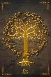 Poster Lord of the Rings White Tree 61x91,5cm