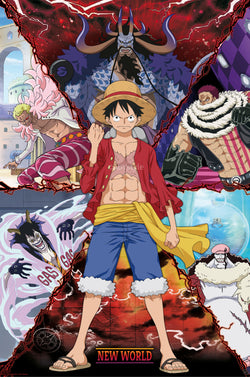 Poster One Piece Luffy vs New World 91,5x61cm