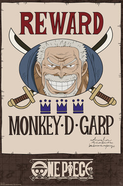 Poster One Piece Wanted - Garp Cross Guild 61x91,5cm