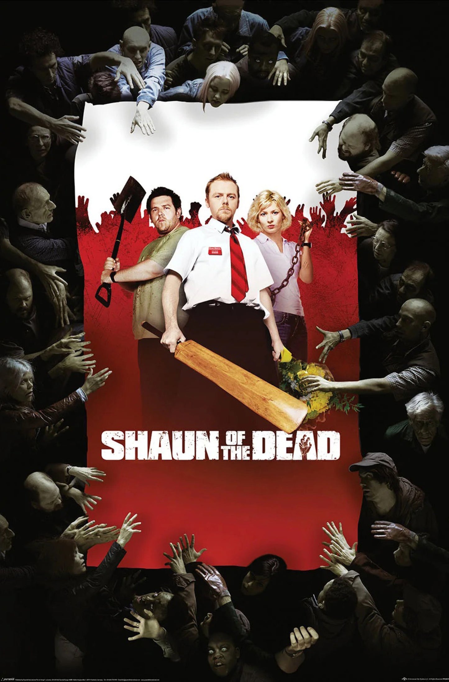 Poster Shaun of the Dead Key Art 61x91,5cm