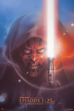 Poster Star Wars - EP 1 The Phantom Menace 25th Anniversary 61x91,5cm