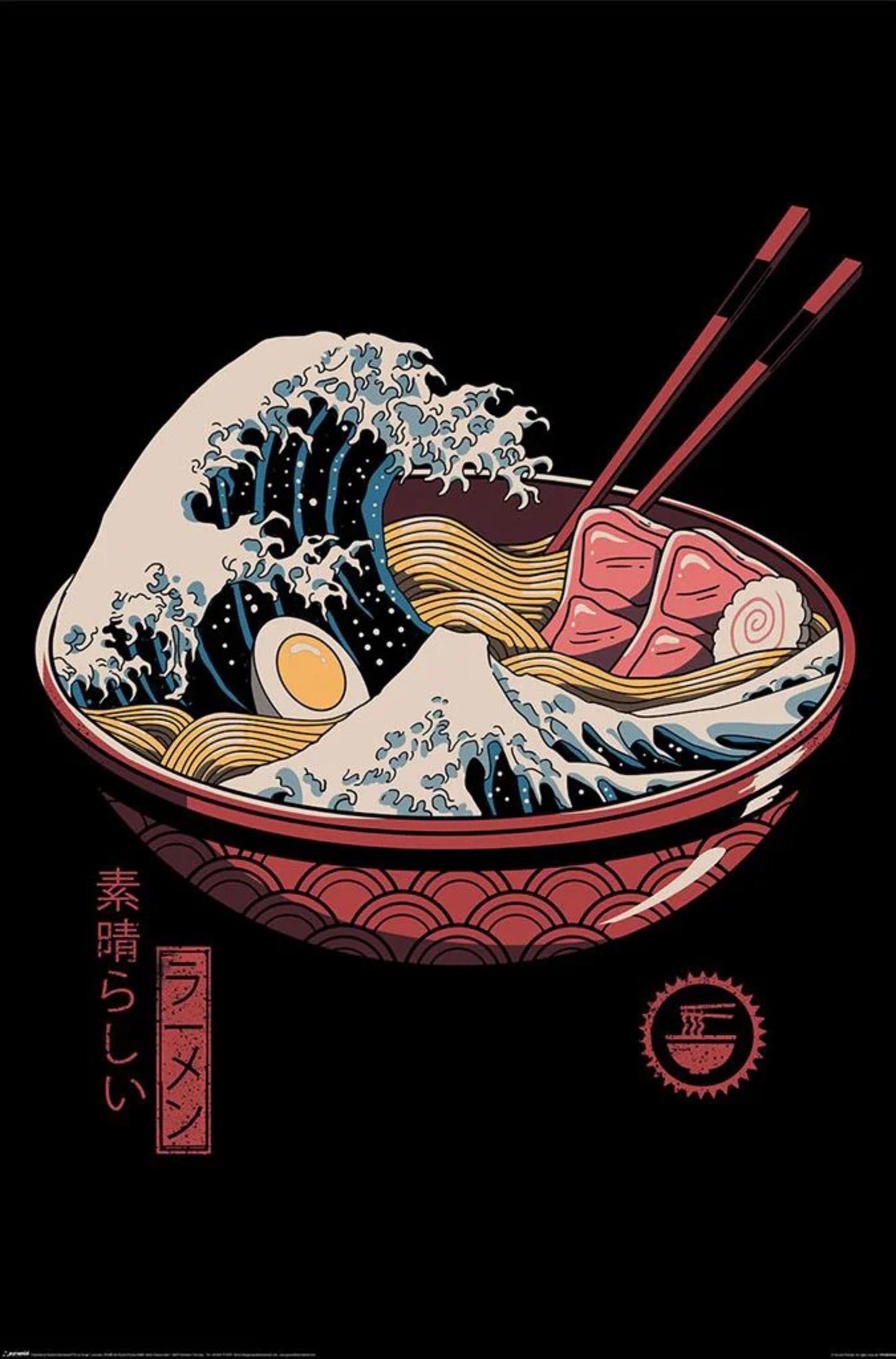 Poster Vincent Trinidad Great Ramen Wave 61x91,5cm