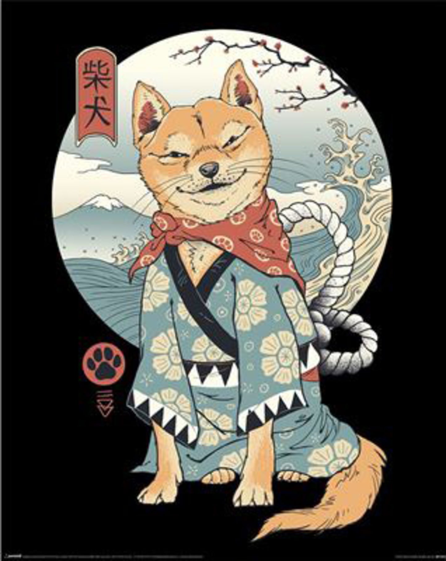Poster Vincent Trinidad Shiba Inu 40x50cm