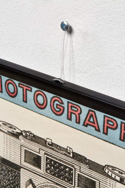 Posterhänger 100cm Schwarz - Posterleiste mit Aufhängauge