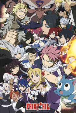 Poster Fairy Tail - Fairy Tail - VS other guilds 61x91,5cm