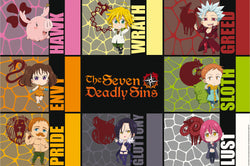 Poster The Seven Deadly Sins S3 Chibi Sins 91.5x61cm