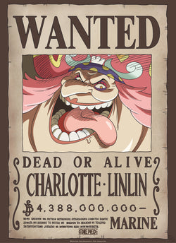 Poster One Piece Wanted Big Mom 38x52cm