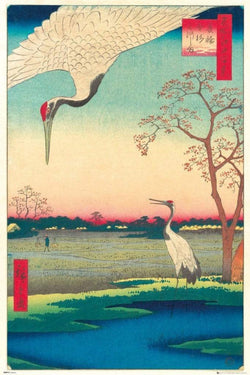Poster Hiroshig Kanasugi at Mikawashima 61x91,5cm