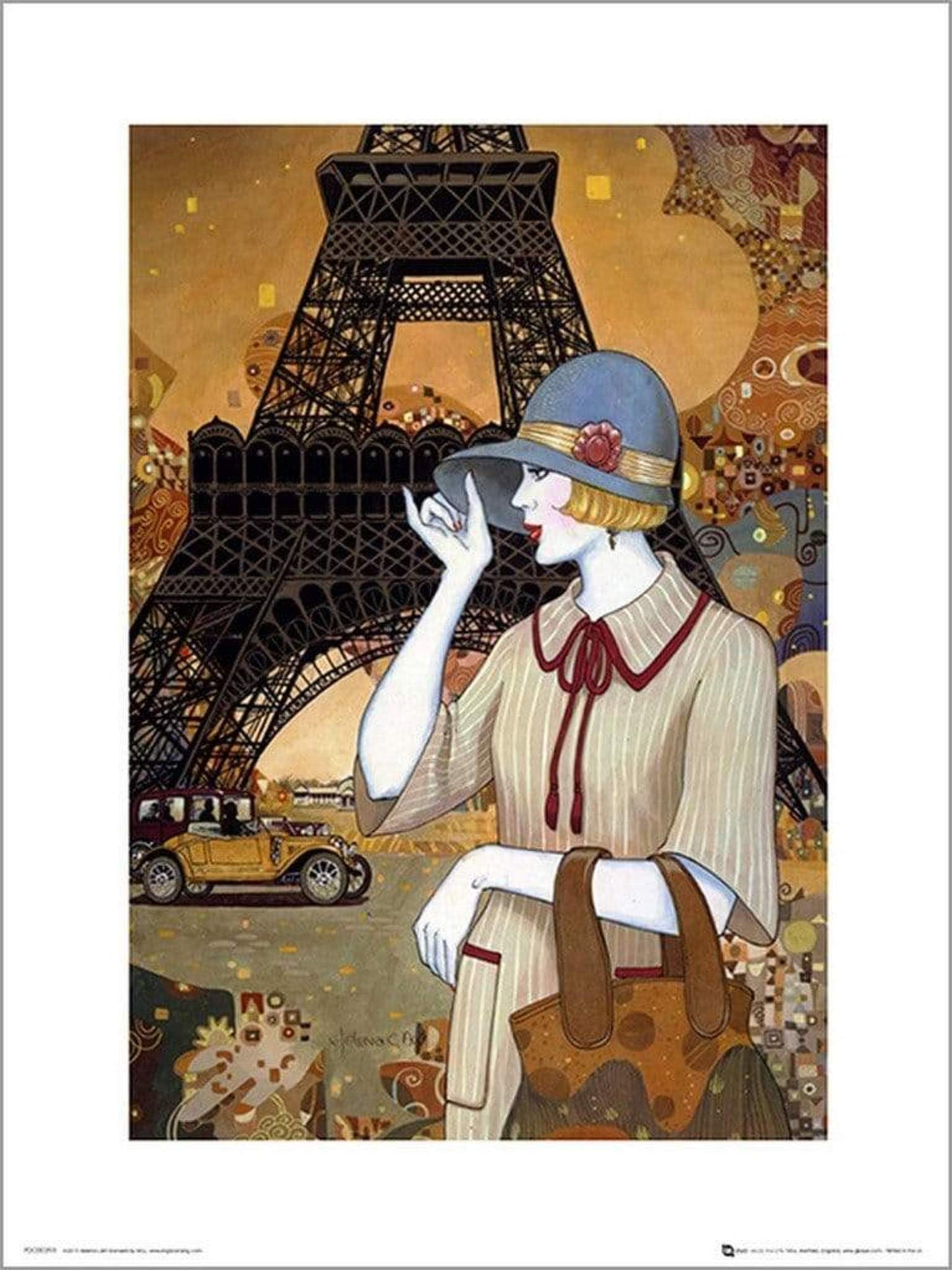 Kunstdruck Helena Lam Paris Adventure 24x30cm