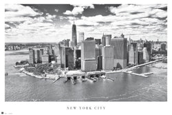 Poster New York City Airview 91,5x61cm