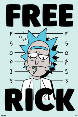 Poster Rick and Morty Free Rick 61x91,5cm