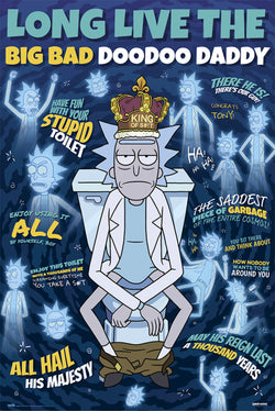 Poster Rick and Morty Doodoo Daddy 61x91,5cm
