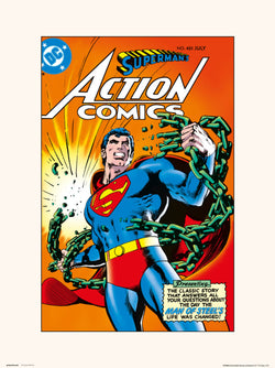 Kunstdruck DC Action Comics 485 30x40cm
