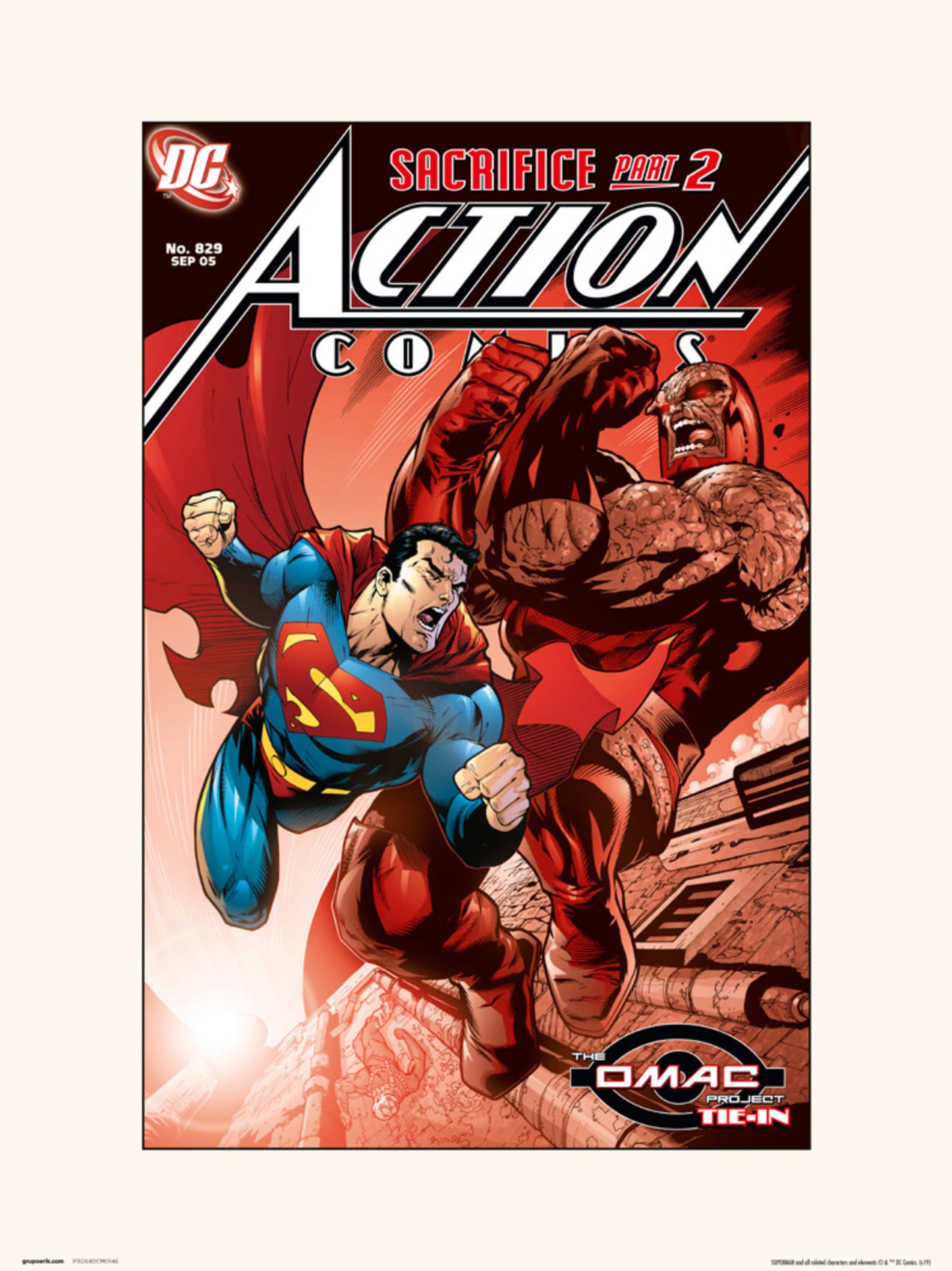 Kunstdruck DC Action Comics 829 30x40cm