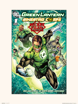 Kunstdruck DC Comics Green Lantern Sinestro Corps 1 30x40cm