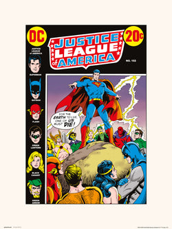 Kunstdruck DC Comics Justice Leage of America 102 30x40cm