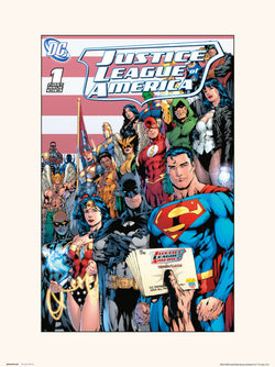 Kunstdruck DC Comics Justice Leage of America Volume 2 No.1 30x40cm