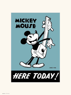 Kunstdruck Disney Mickey 90 III 30x40cm